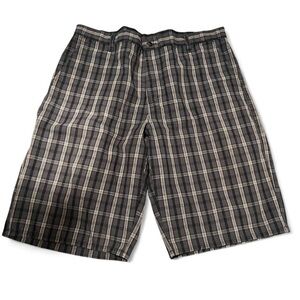 Men's Dickies Black Plaid Shorts